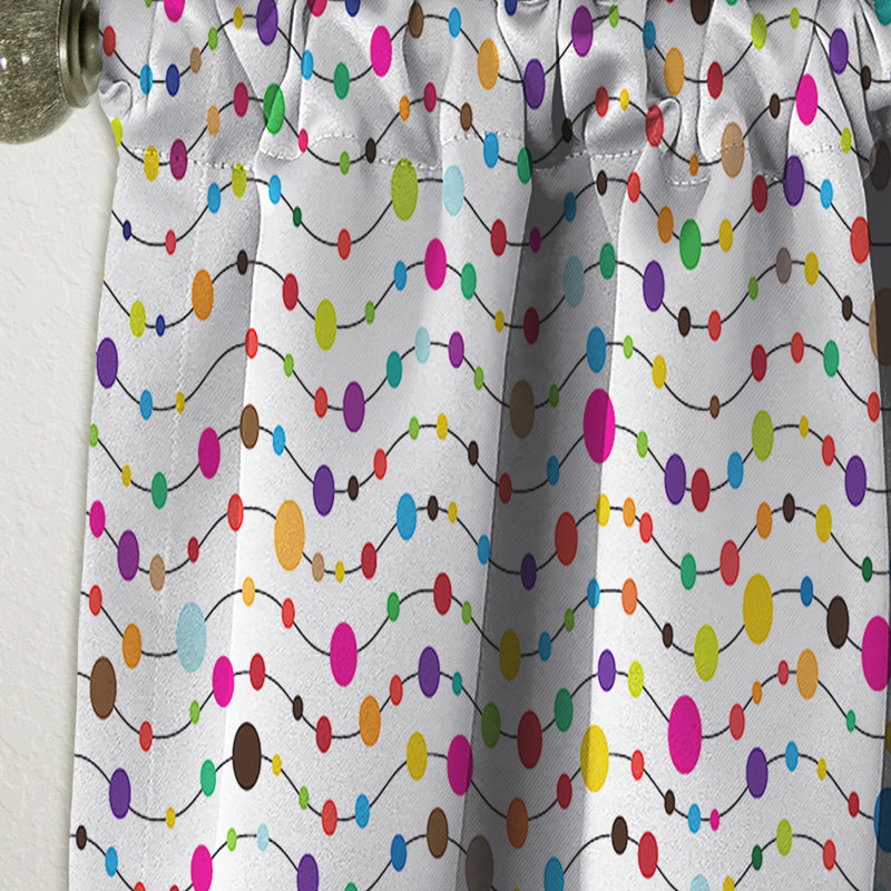 Panneau de rideau simple occultant de couleur Mid-Century, L 52 po x L 108 po