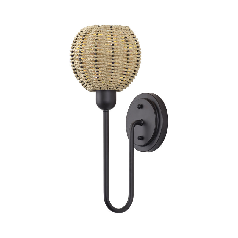 Summervine 1 Light Bronze Single Sconce, Bronze