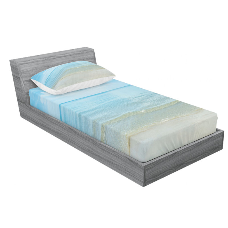 Microfiber Sheet Set, Twin Sheet Set with Fitted Sheet