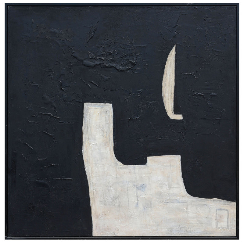 Saman Framed Wall Art - Black
