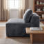 Canapé modulaire à compression en velours côtelé Corduroy-134397464