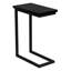 Table d'appoint industrielle en C en bois de manguier et en métal 18 po Skyler