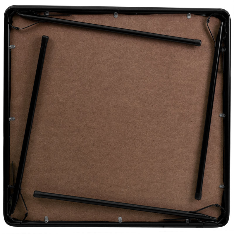 Foldable Card Table with Vinyl Table Top - Portable Game Table