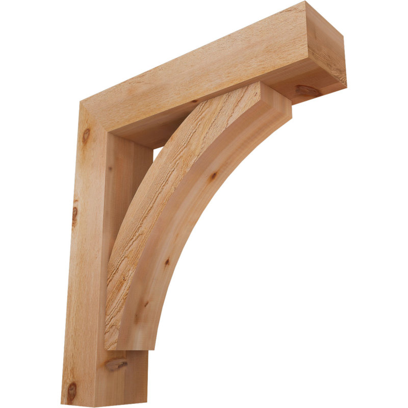 Support pour scie rugueuse avec support décalé, l 8 po x P 34 po x H 38 po, cèdre rouge, 38 x 34