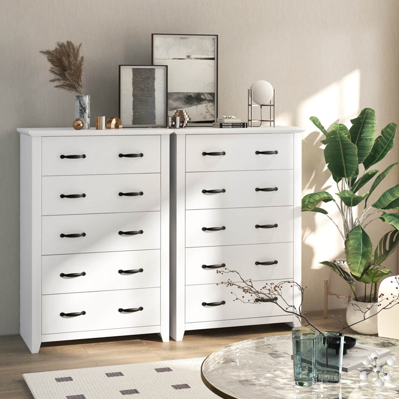 31'' W 5 - Drawer Dresser, White