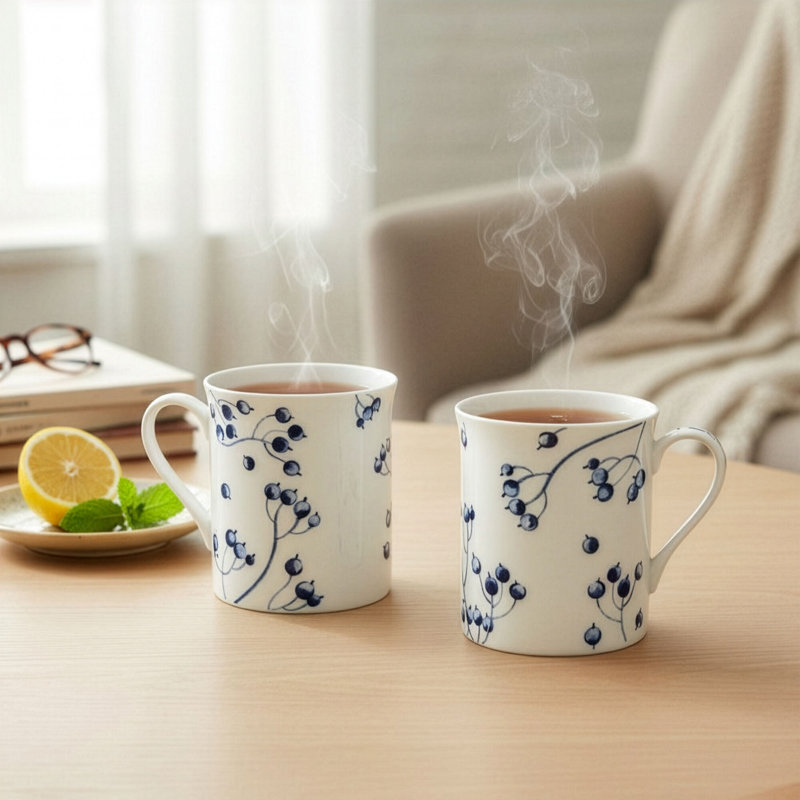 Azure De Limoges Bone China Mug
