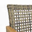 Fauteuils club d'extérieur en bois d'acacia