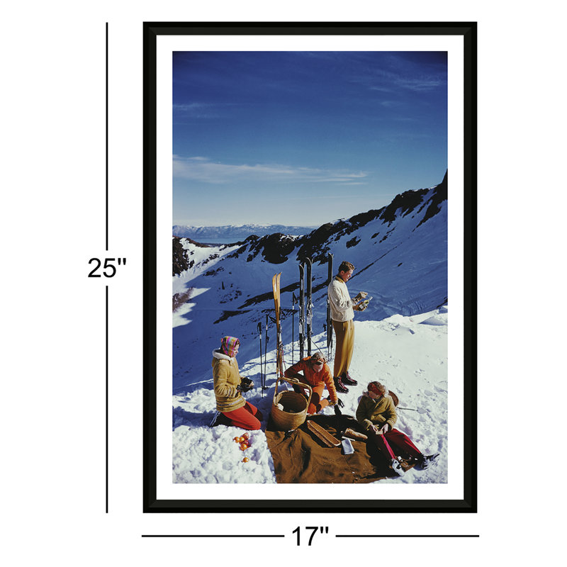 Squaw Valley Picnic Print by Slim Aarons