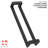 Matte Black Push/Pull Door Handle-92480075