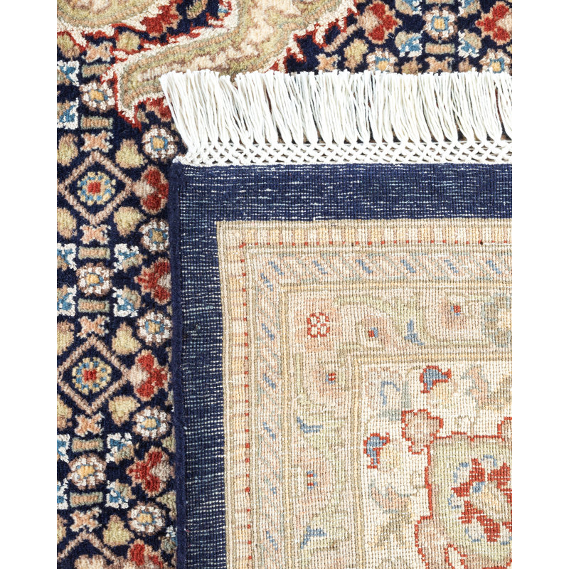 Classic One-of-a-Kind 6'7" X 9'10" Hand Knotted Area Rug