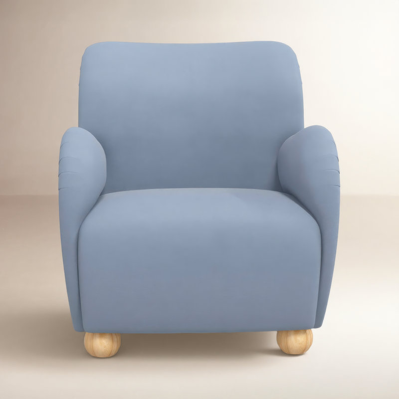 Chair In Dolly Toast, Classic Ocean Velvet
