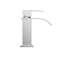 Robinet de lavabo de salle de bain en nickel brossé 6 po, fixation sur le comptoir, poignée simple, robinet en acier inoxydable 304 robuste de 6 po, nickel, pour salle de bain silencieuse-121598710
