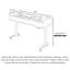 Bureau réglable en hauteur en verre trempé de luxe italien minimaliste et léger-1608637335