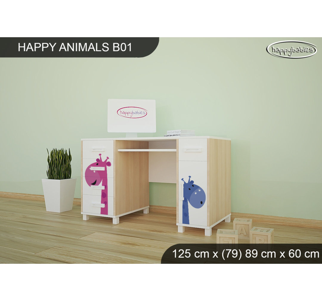 Animals 125cm W Computer Desk