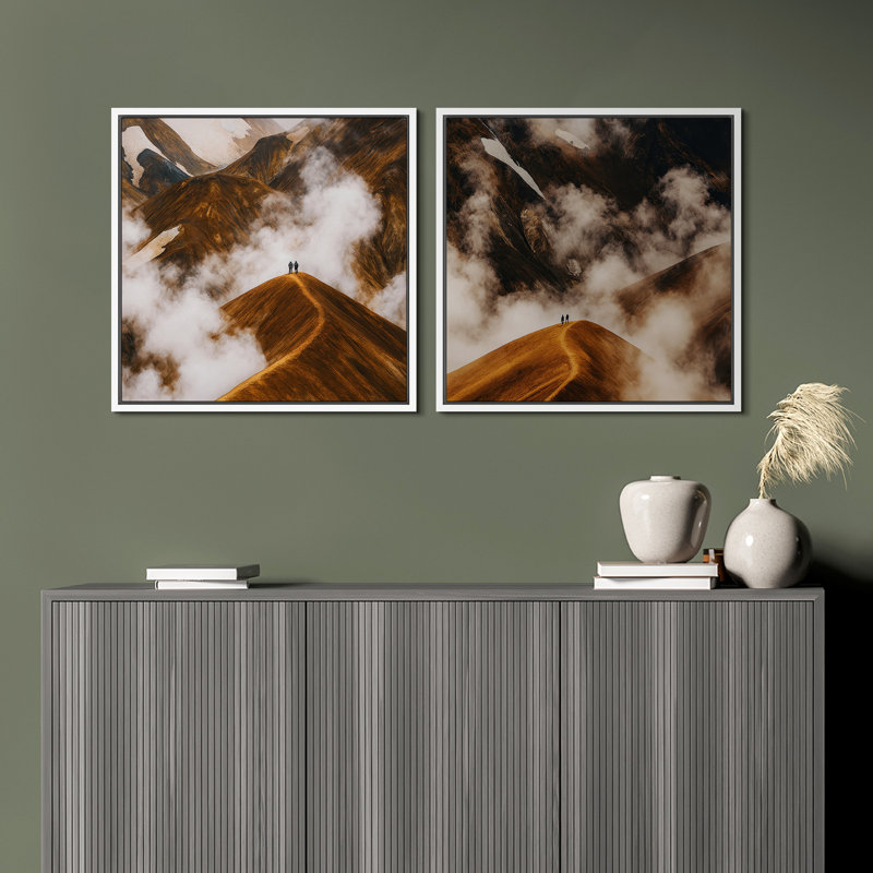 Art mural rétro encadré, beaux-arts, antique classique pour chambre à coucher - 24 po x 24 po, H 24 po x l 48 po, Blanc
