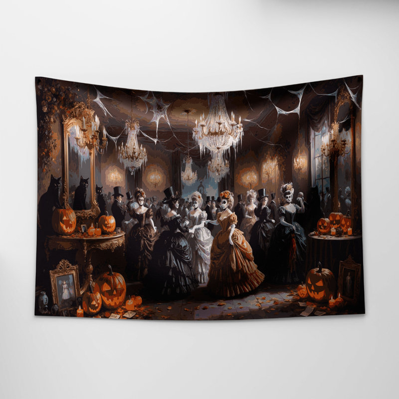 Tapisserie murale d'Halloween, 26 po x 36 po
