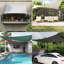 Vidaxl Sunshade Sail Oxford Fabric Square Patio Sun Shade Sunscreen Canopy-126704182-126704189