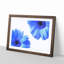 Two Blue Flowers - Picture Frame Painting Print-56733837-56733836