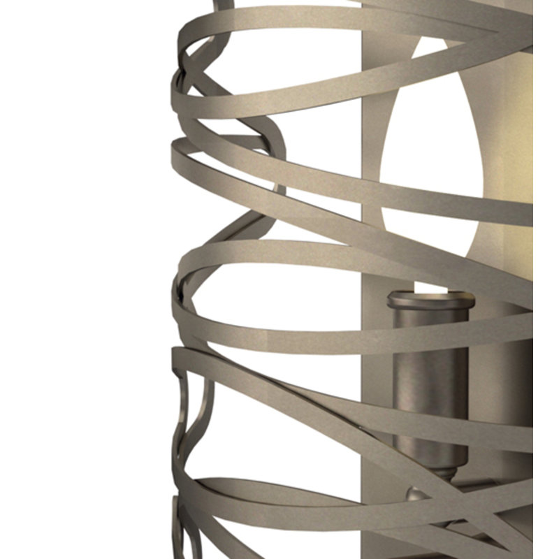 Cyclone 1 - Light Candle Wall Light, Nickel