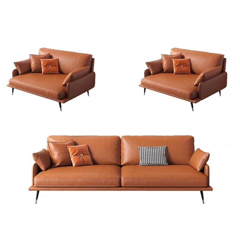 Office sofa simple modern Italian style set