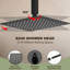 Luxury Ceiling-Mounted Rainfall Complete Shower System-98649056