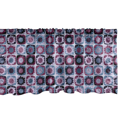 Ambesonne Octopus Valance Pack of 2 Funny Sea Characters 47951