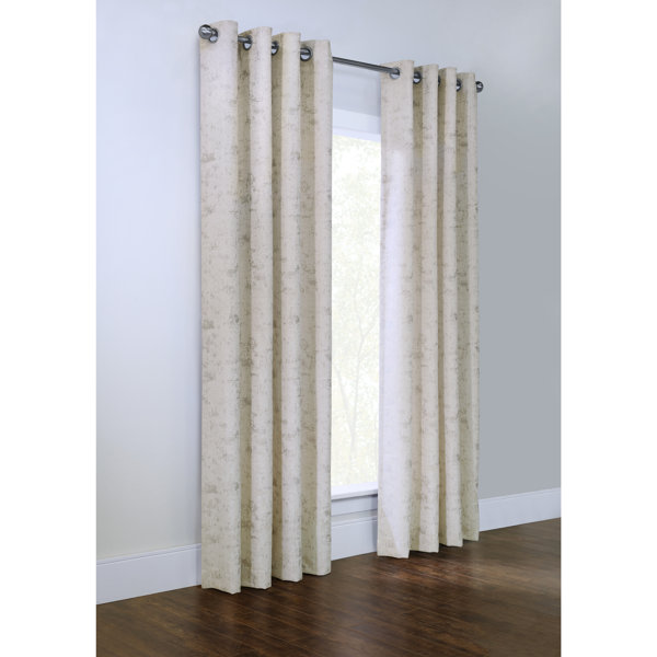 17 Stories Tuscani Grommet Curtain Panel Window Dressing | Wayfair