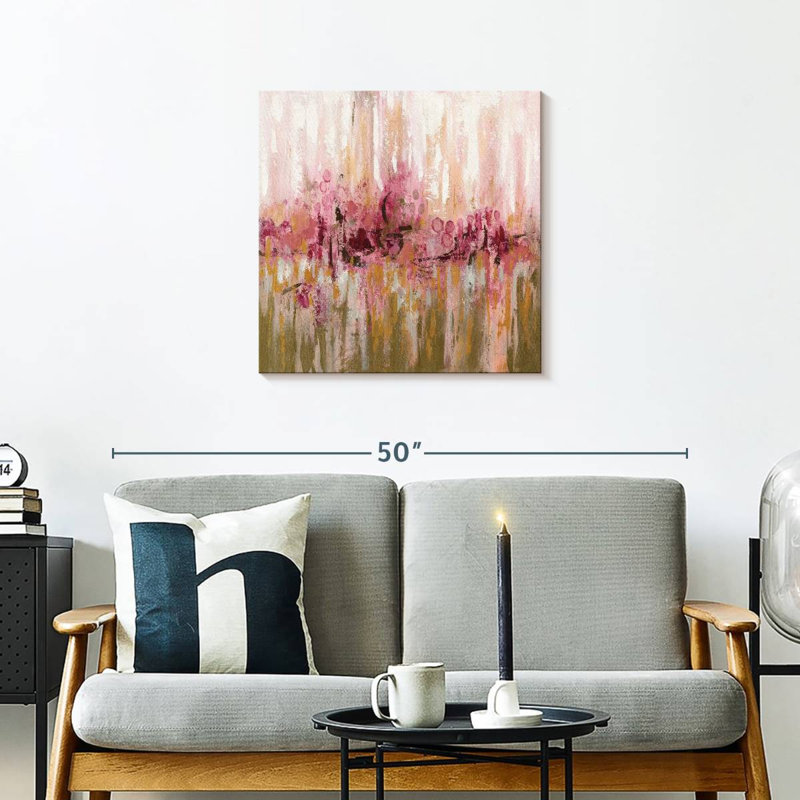 Pink Reflections, 24" H x 24" W
