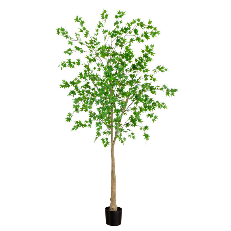 96'' Faux Maple Tree in Pot Liner