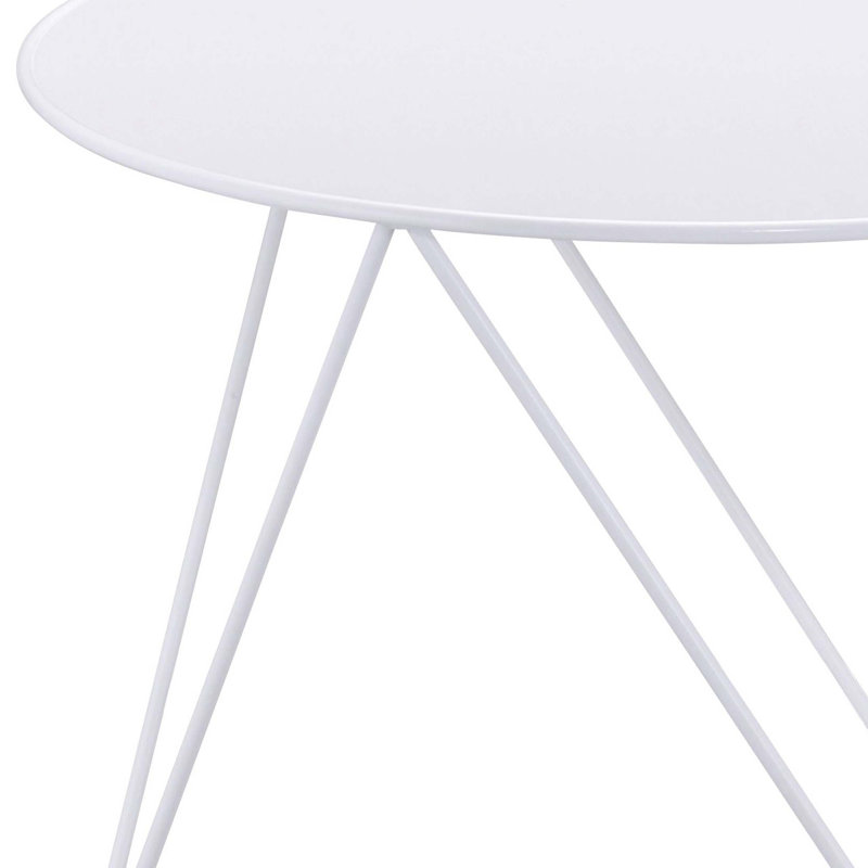 Table de bout Salas, Blanc