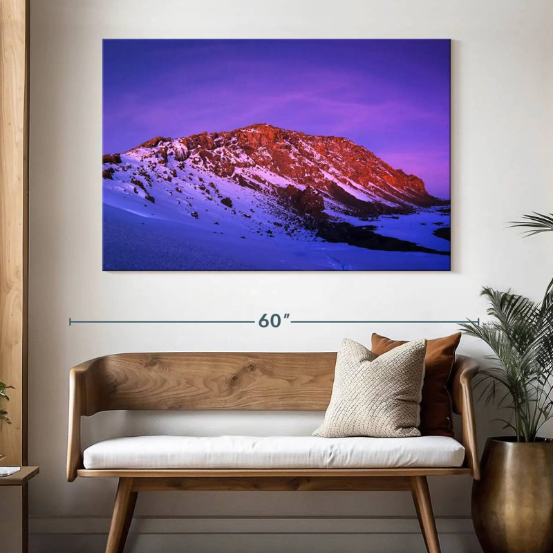 Nicci Mont Kilimandjaro Alpenglow, H 34 po x l 51 po