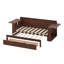 Lit de jour extensible avec bureau amovible et table d'appoint hydraulique, canapé multifonctionnel 4-en-1 Be-1351260419-1351260418