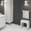 DAX Solid Surface Shower Stool