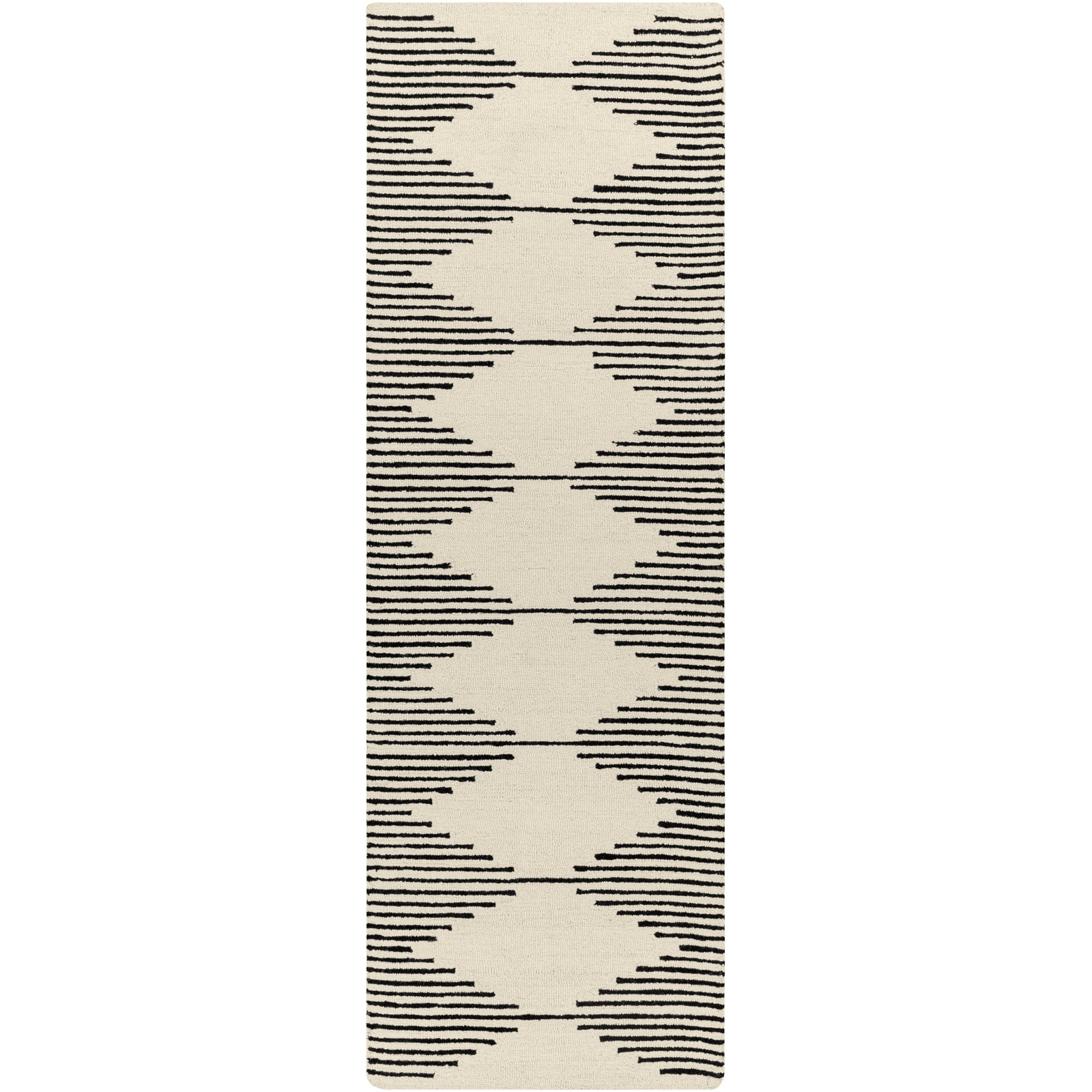 Mueller Hand Tufted Wool Rug, Runner 2'6" x 8'