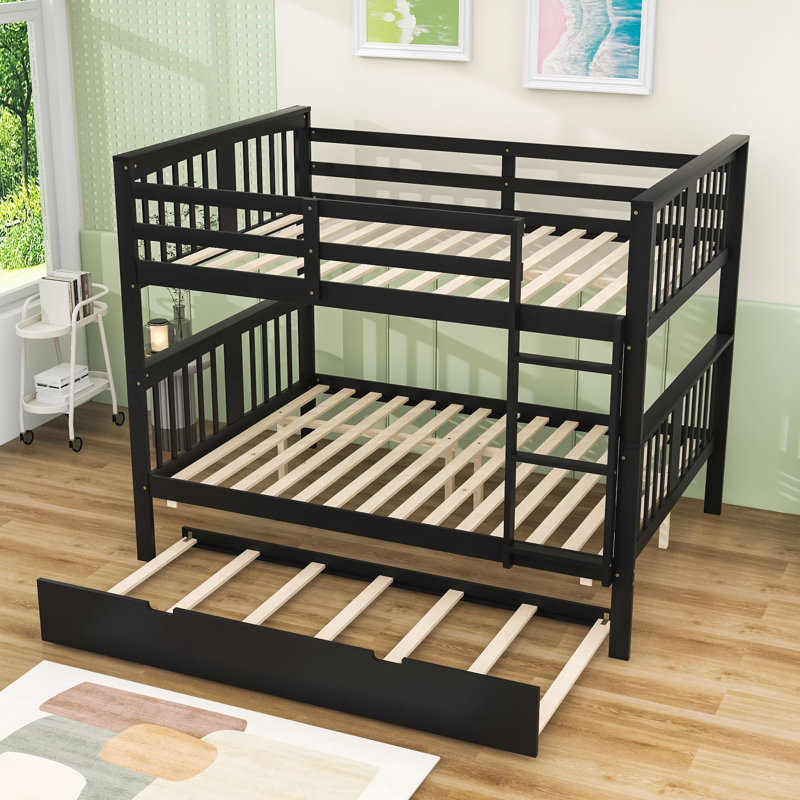 Full-Over-Full Bunk Bed With Twin Trundle