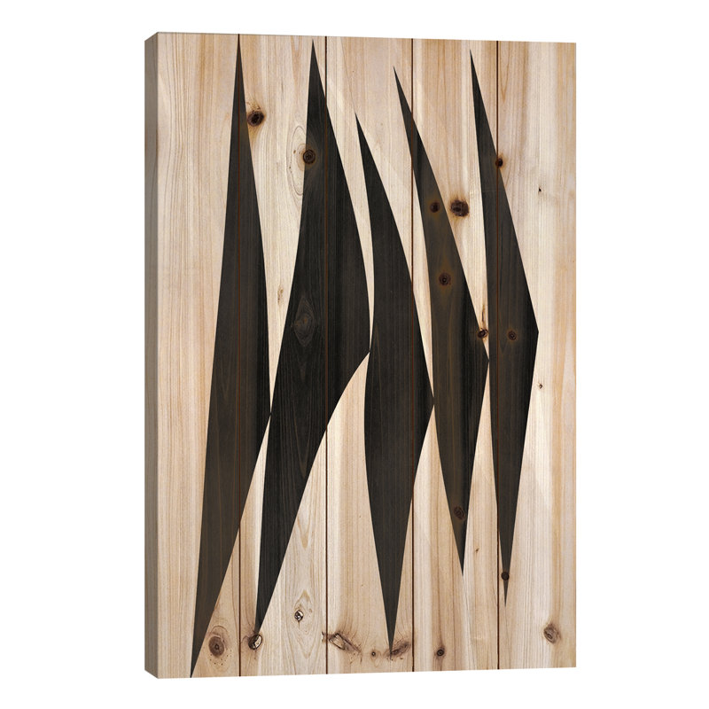 Zèbre par - impression, H 26 po x l 18 po x P 1,5 po, Bois