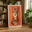 Tabby's Gaze Modern - Wrapped Canvas-684929739-684929740