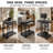 28" Industrial Side Table with Metal Frame
