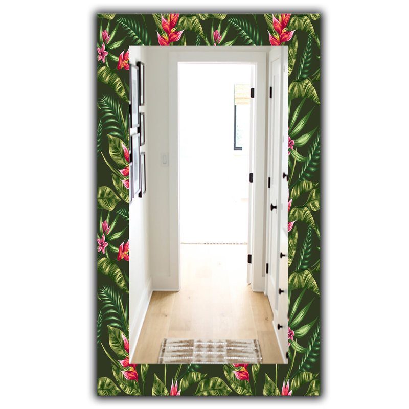 Miroir mural Obsidian Bloom, H 39,4 po x l 29,5 po