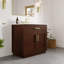 Freestanding Standard With Engineered Stone Top-1366608977