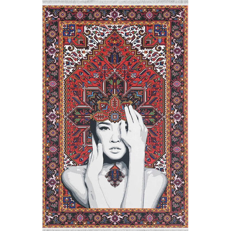 Tapis Salihcan, Rectangle 4 pi 11 po x 8 pi 2 po