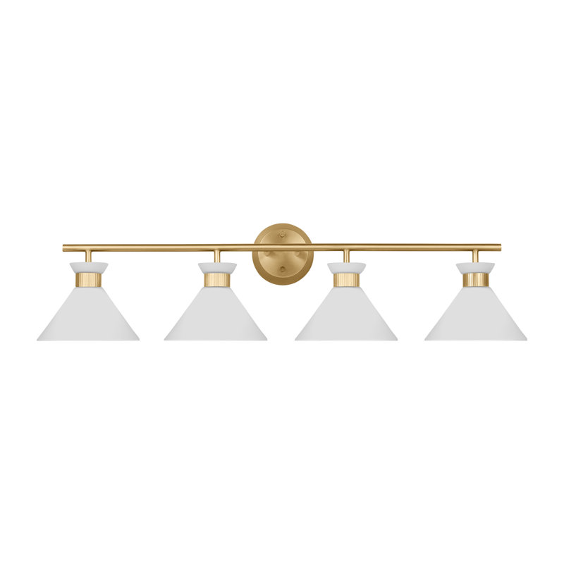 Belcarra Vanity Light, Satin Brass, 4