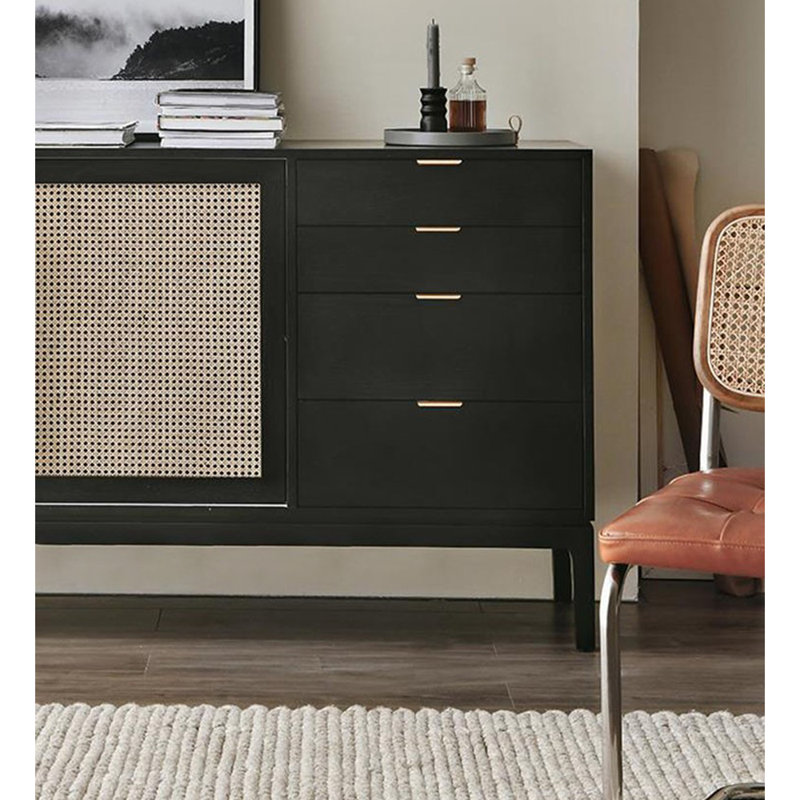 Armoire d'appoint légère en bois massif de luxe