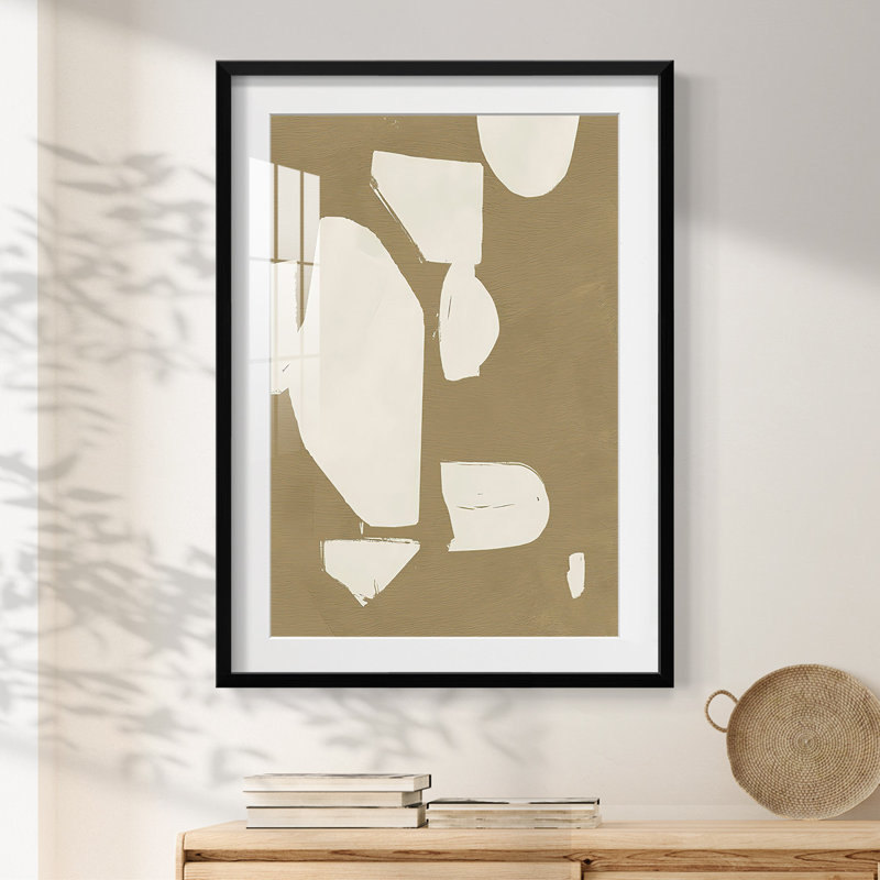 Chunky Abstract Art Gallery, H 25,5 po x l 17,5 po, Noir
