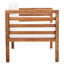 Chaise de patio avec coussins Kinnell-249804370