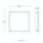 Vodka Glass LED Flush Mount