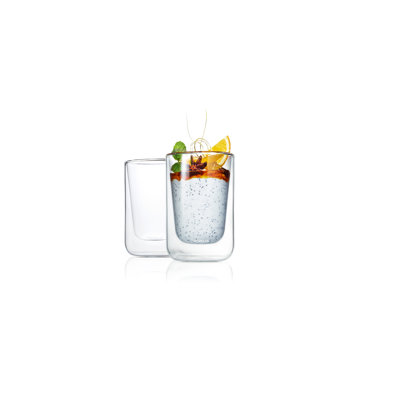 Nero Insulated Drinking Glass