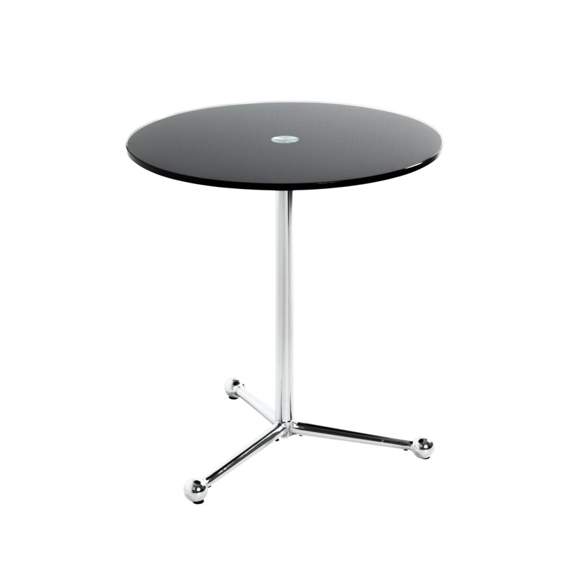 Dossou Glass Top Frame End Table