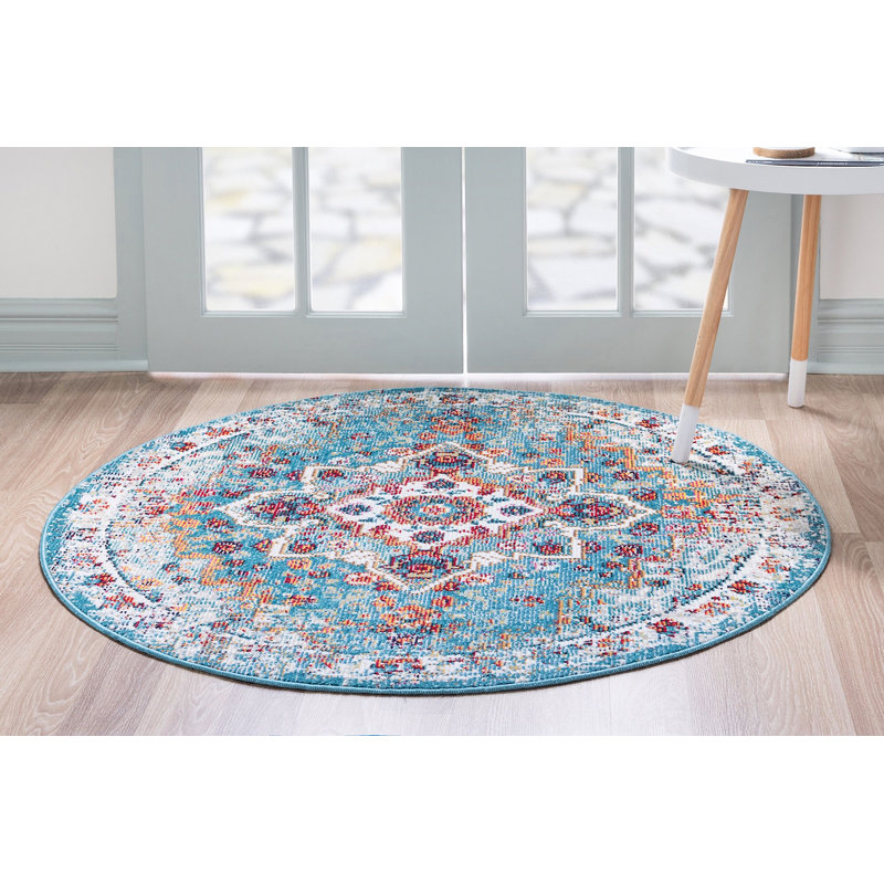 Oriental Indoor Rug, Round 7'