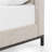 Estrela Upholstered Metal Wingback Bed-120689719-120689721